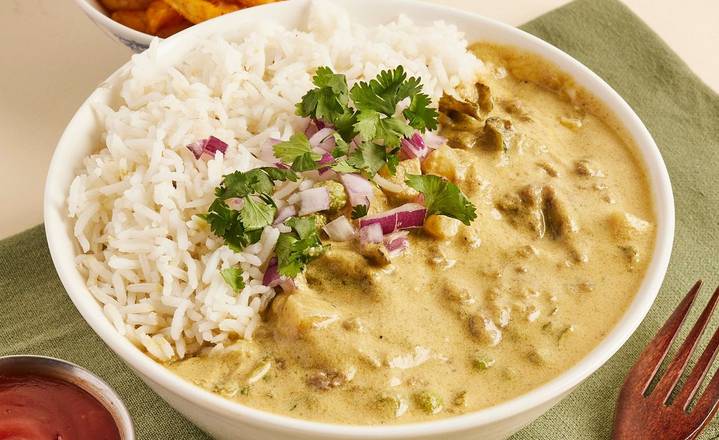 Order Chicken Korma Bowl food online from The Cumin Bowl store, Chicago on bringmethat.com