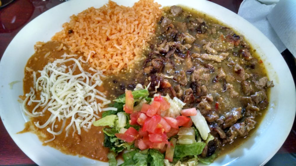 Order Carne con Chile Specialty Plate food online from La Mordida store, Pleasant Hill on bringmethat.com