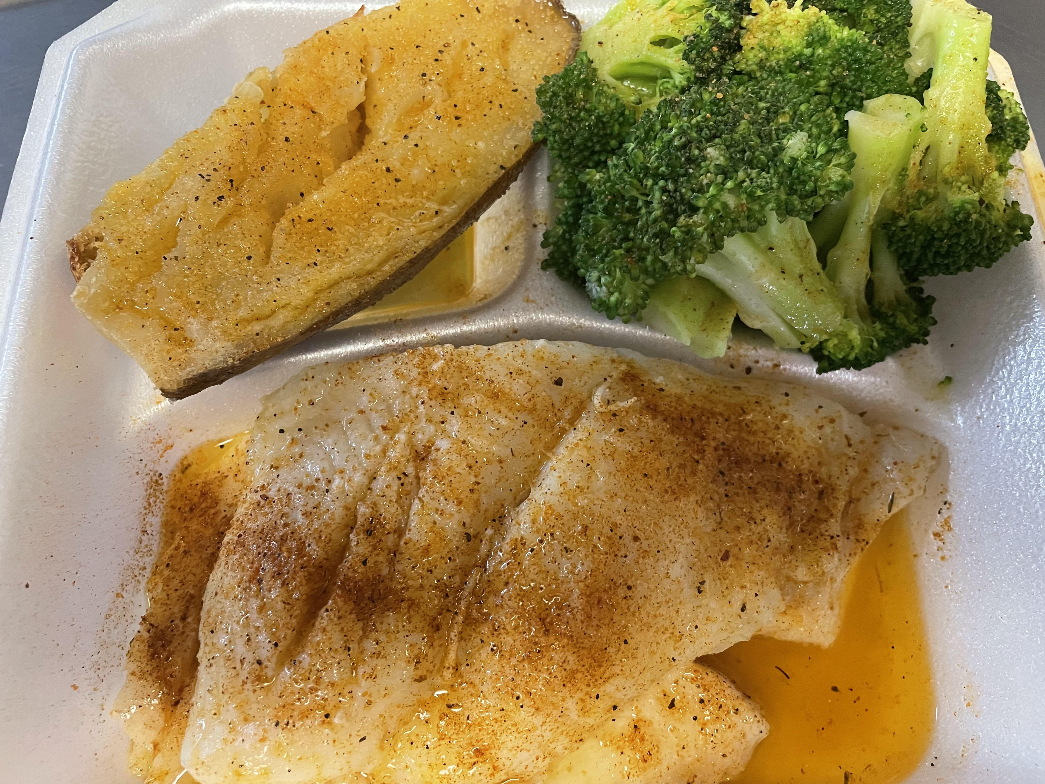 Order 407. Two Basa Steamed with 2 Sides food online from Philly Seafood store, Philadelphia on bringmethat.com