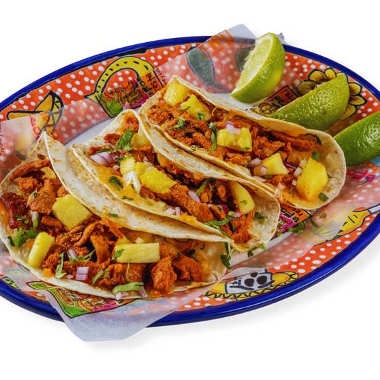 Order Tacos Gringas (New) food online from La Fortaleza store, Clifton on bringmethat.com