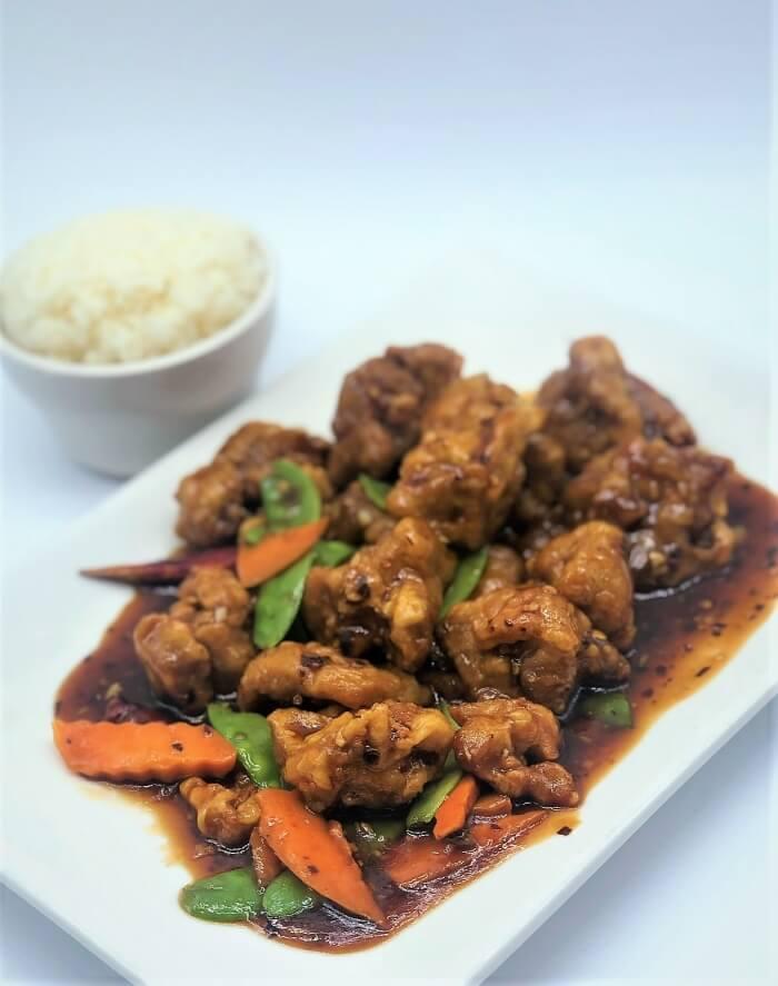 Order GENERAL TSO'S CHICKEN food online from Kim Son Cafe  store, Houston on bringmethat.com