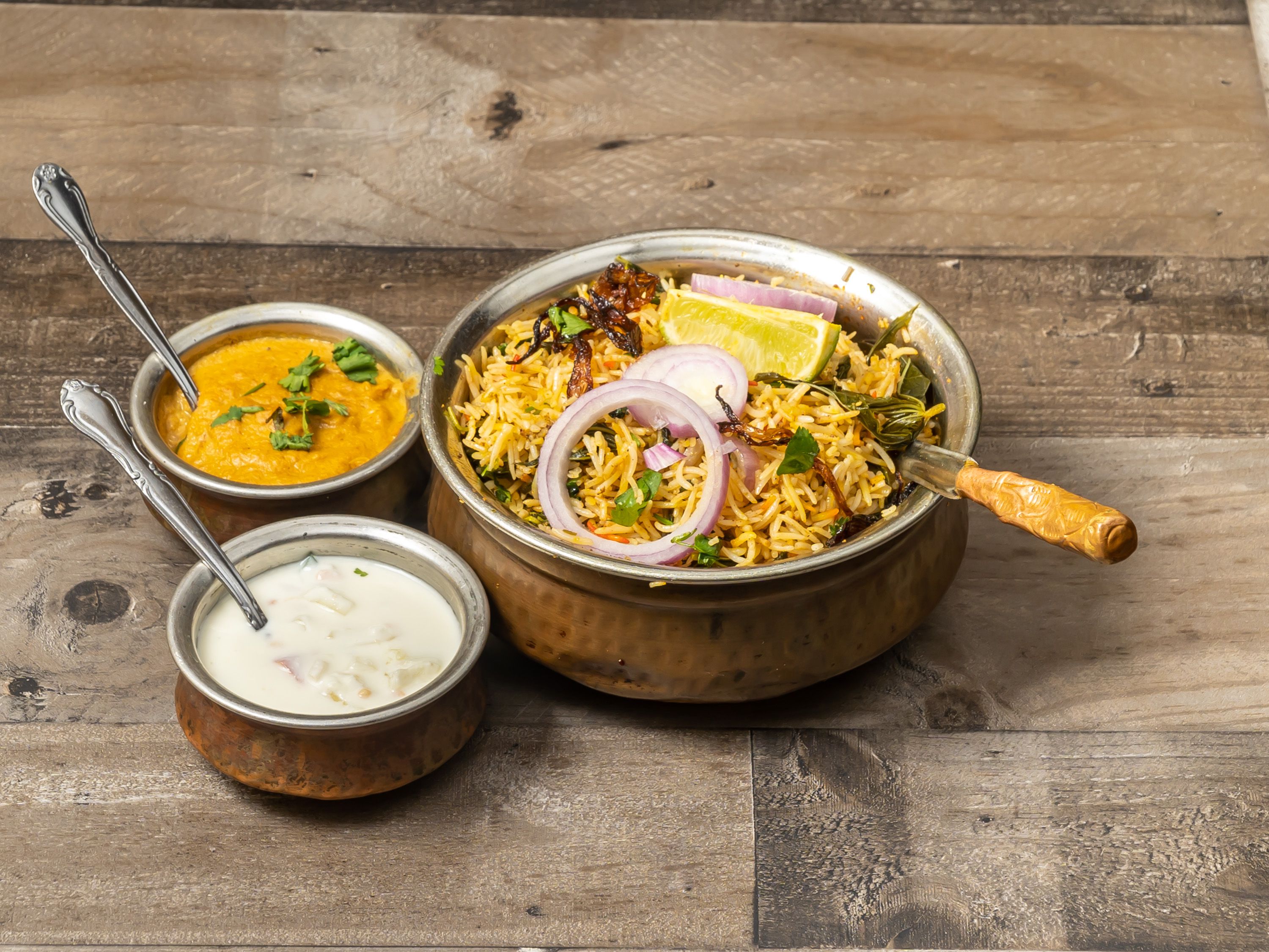 Order Gongura Biriyani food online from Masala Indian Kitchen store, Dallas on bringmethat.com
