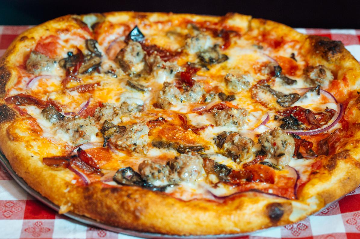 Order Supreme Pizza food online from Enjay Pizza At Smokey Joe store, Philadelphia on bringmethat.com