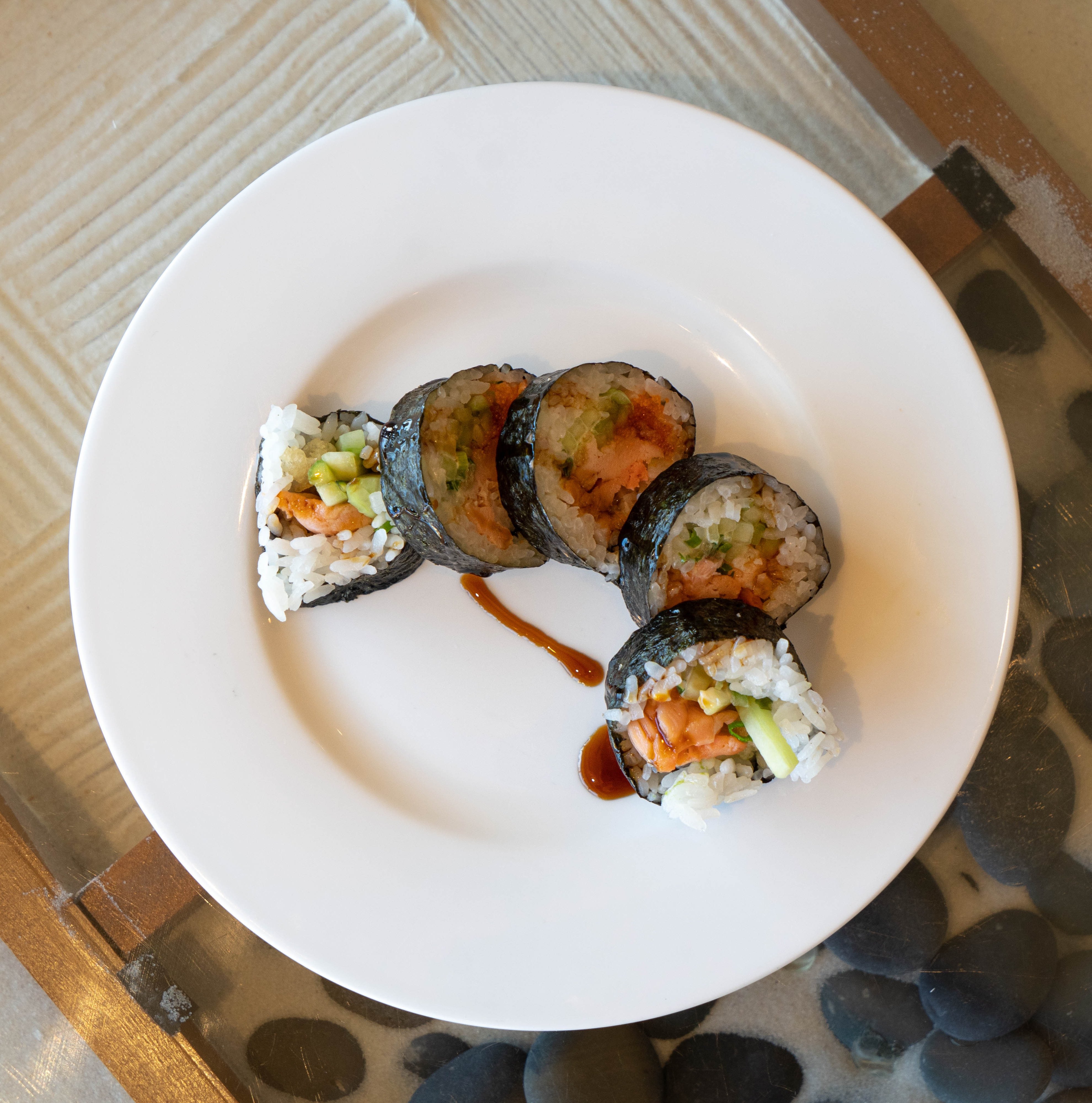 Order Special Salmon Maki  food online from Kamehachi store, Northbrook on bringmethat.com