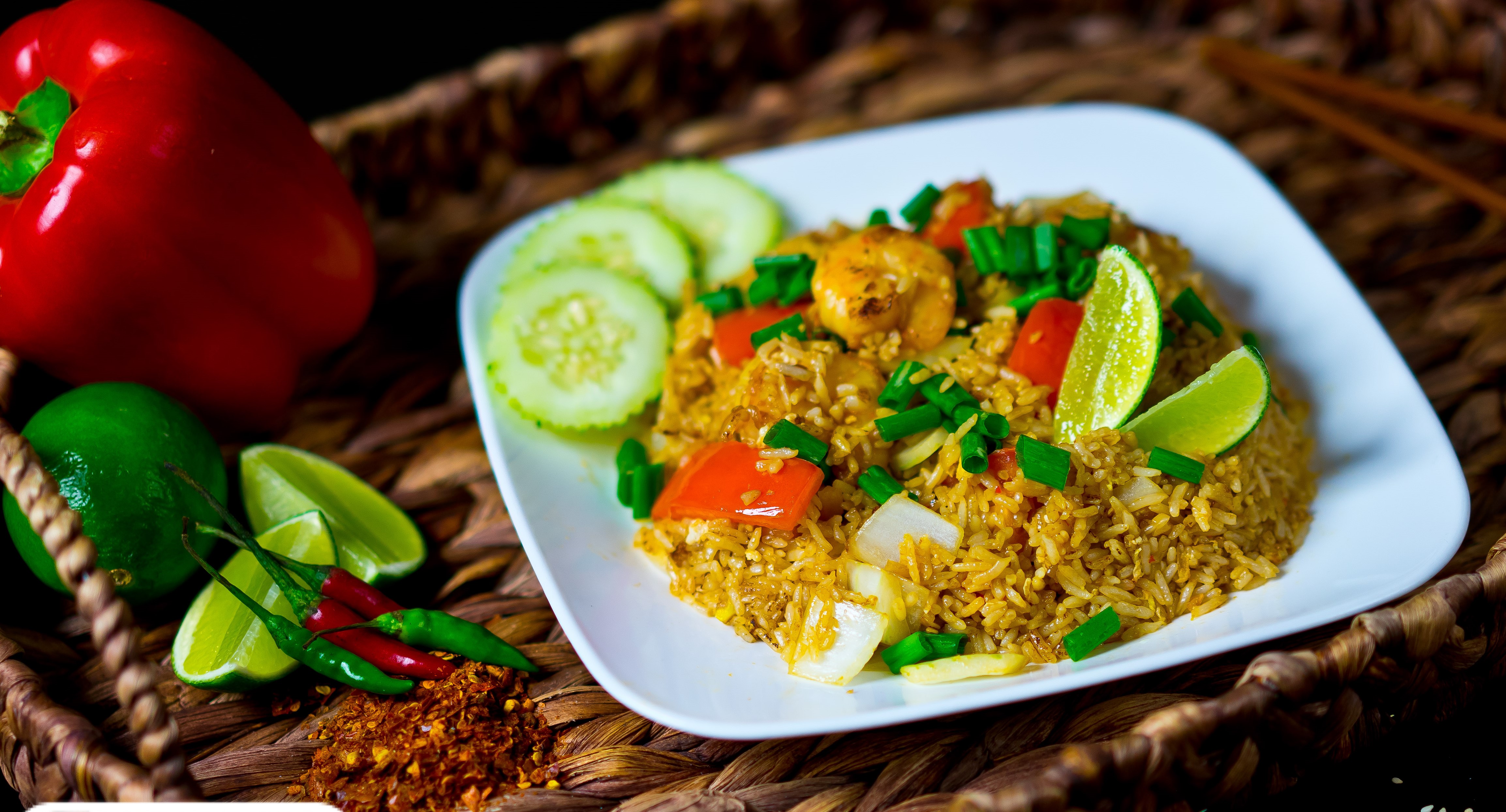 Order Thai Fried Rice food online from I Love Pad Thai store, Omaha on bringmethat.com