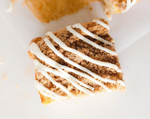 Order (Gluten-Free) Cinnamon Coffee Cake w. Cream Cheese Drizzle food online from With Milk store, Allen on bringmethat.com