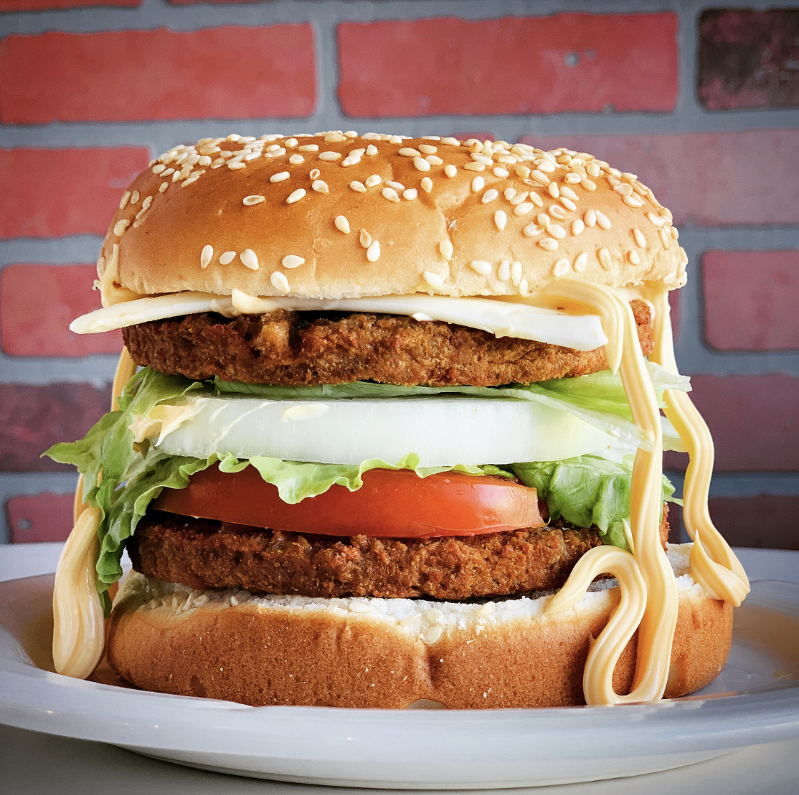 Order Veggie burger  food online from Family Cafe store, Beaverton on bringmethat.com