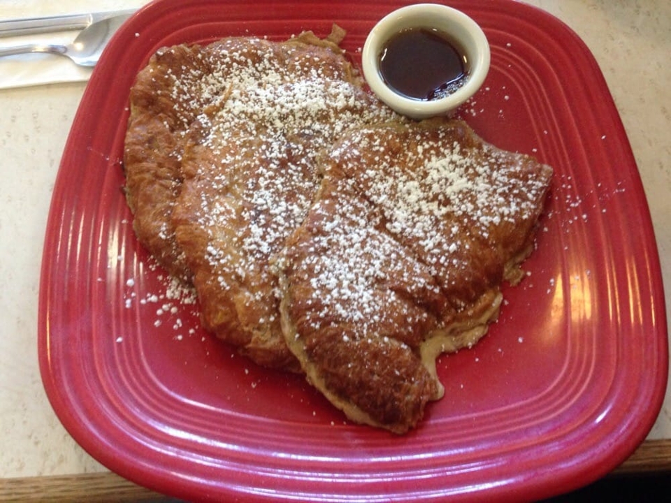 Order Croissant French Toast food online from Rockridge Cafe store, Oakland on bringmethat.com