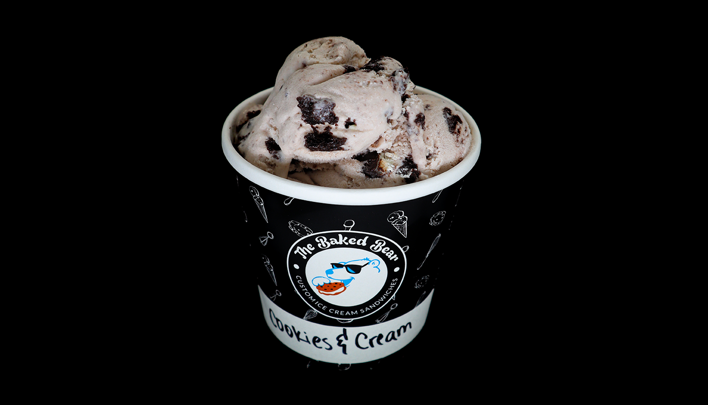 Order Cookies and Cream Pint food online from The Baked Bear store, San Diego on bringmethat.com