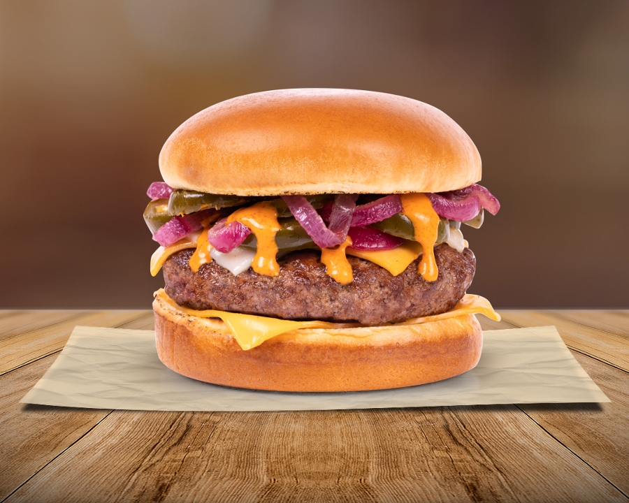 Order Tex's Hell Burger food online from Texas Chicken & Burgers store, New York on bringmethat.com