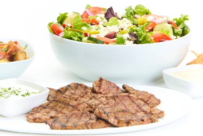 Order Grilled Lamb Feast for 6 food online from Taziki Mediterranean Cafe store, Jeffersonville on bringmethat.com