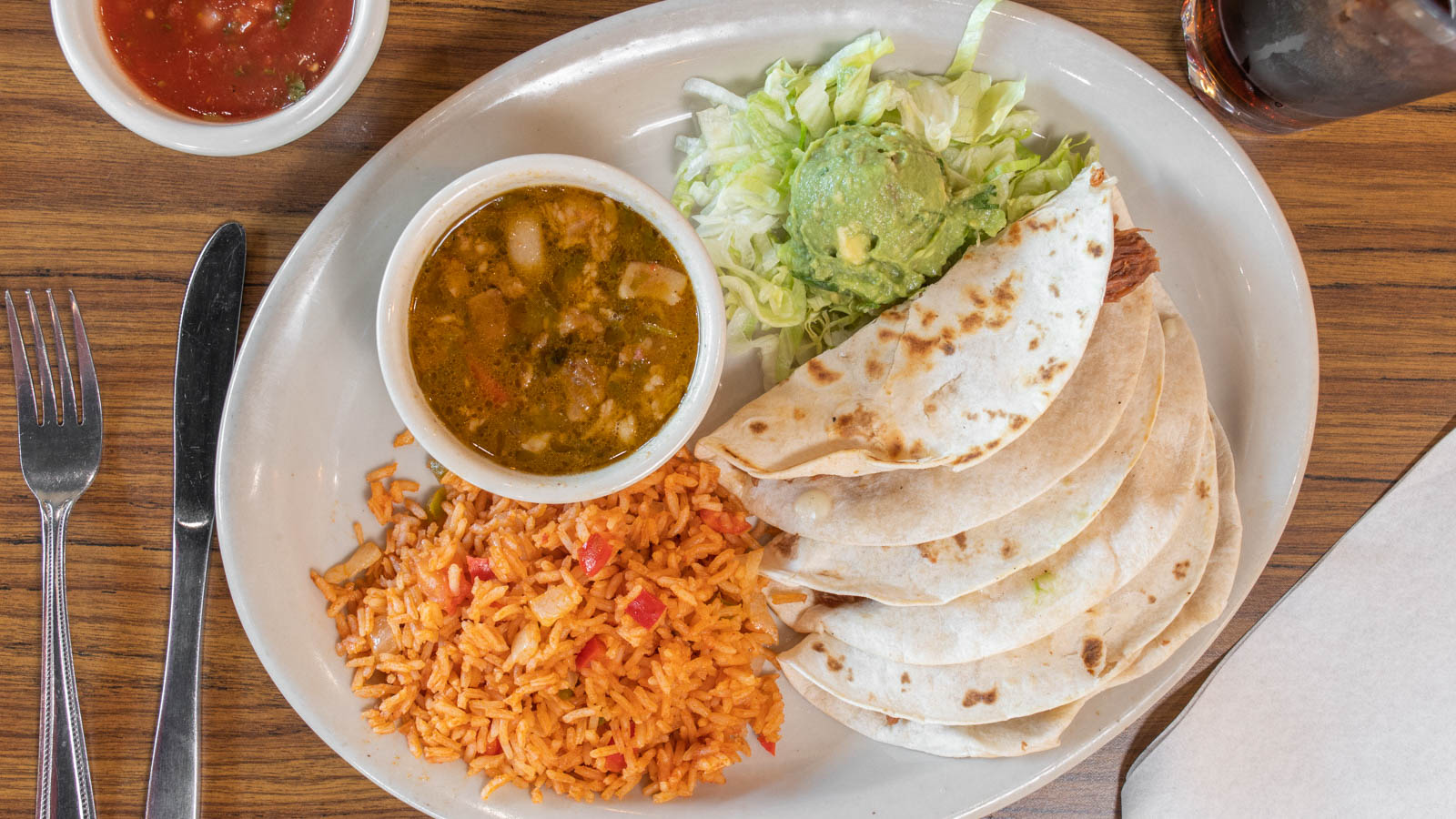 Order 48. Brisket Tacos food online from Casamia Mexican Restaurant & Bar store, Frisco on bringmethat.com