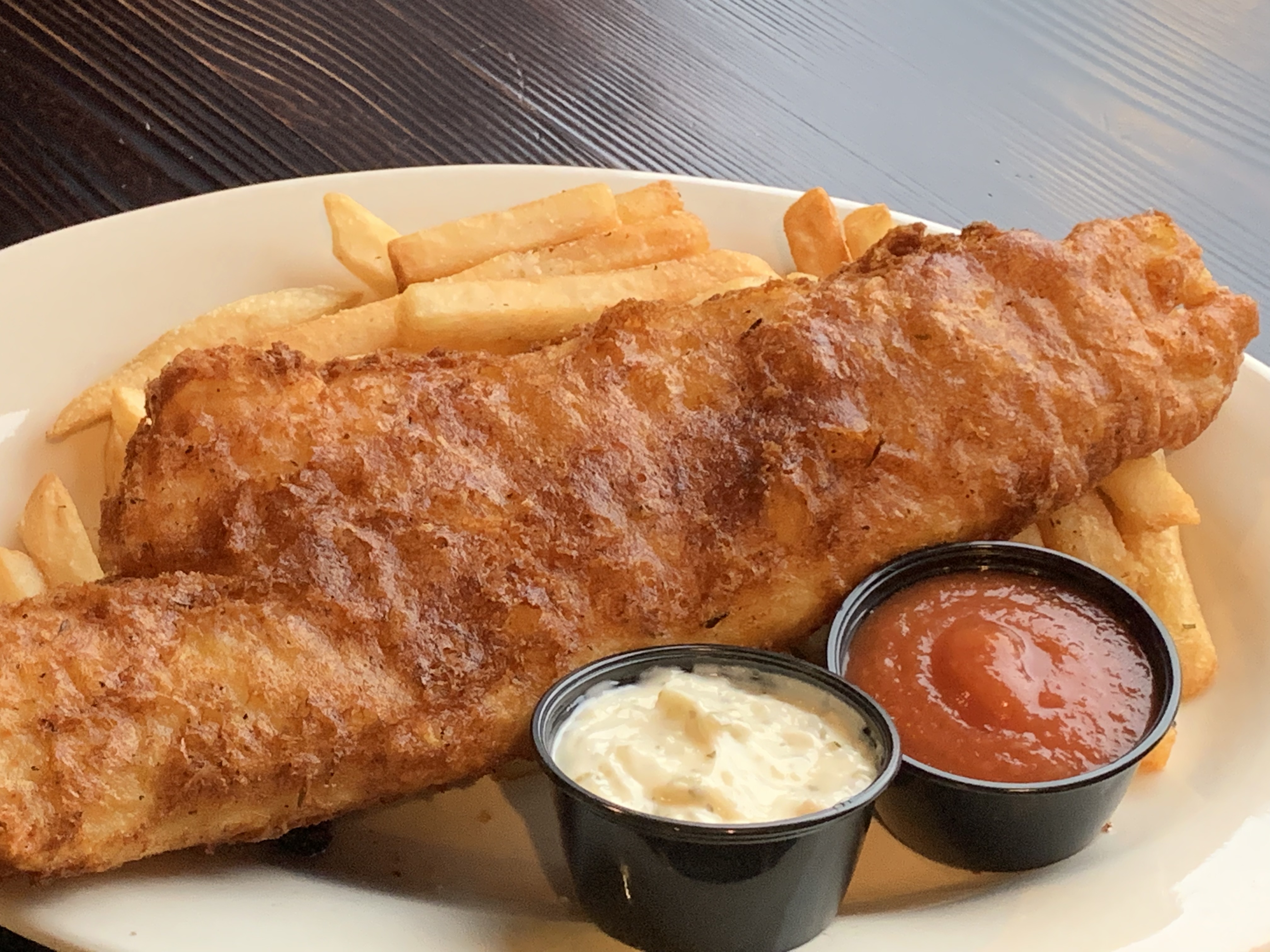Order Colin's English Fish & Chips food online from Level 20 Sports Restaurant store, Bethel Park on bringmethat.com