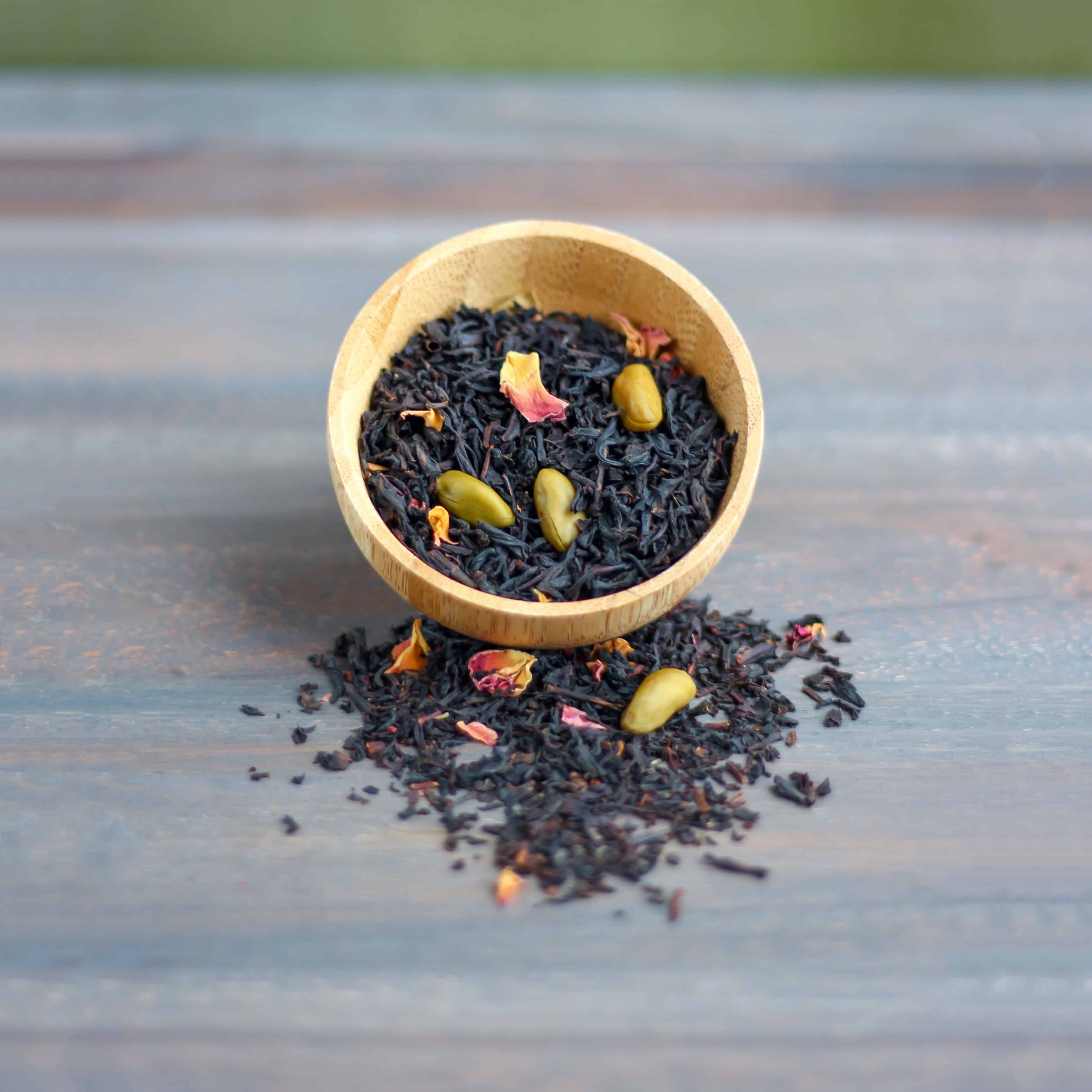 Order Pistachio Torte Black Tea food online from Fava Tea Company In Greenfield store, Greenfield on bringmethat.com