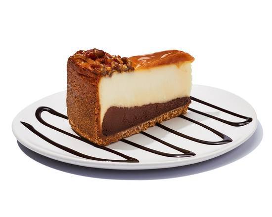 Order Caramel Fudge Cheesecake food online from Hooters store, Lone Tree on bringmethat.com