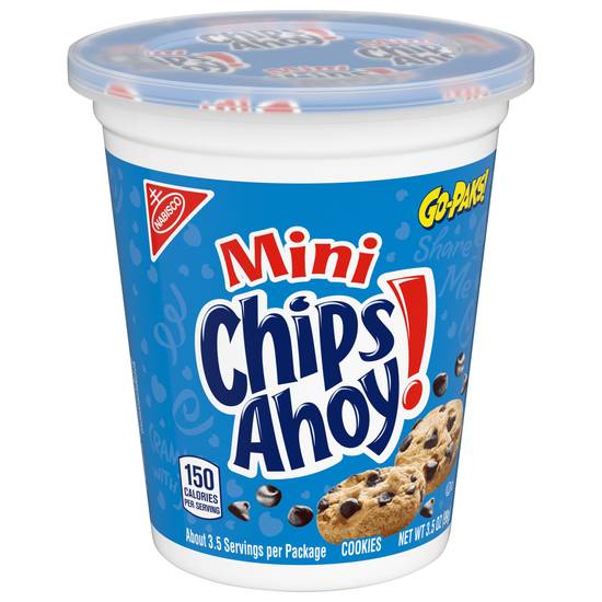 Order Nabisco Chips Ahoy! Real Chocolate Chip Mini Cookies Go (3.5 oz) food online from Rite Aid store, Yamhill County on bringmethat.com