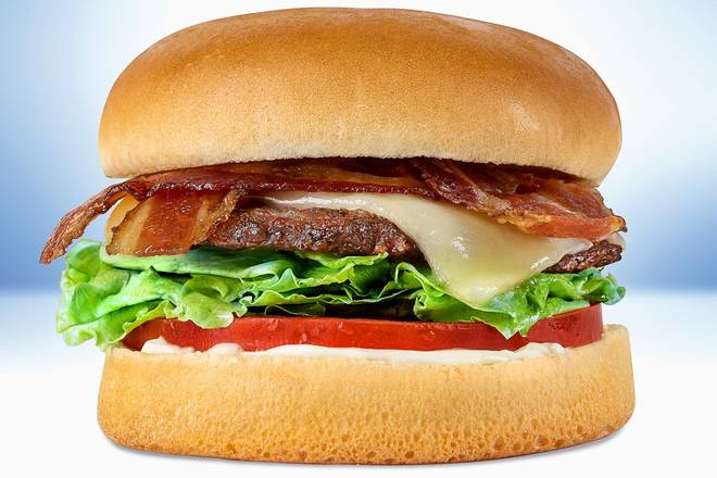 Order BLT Burger food online from Baker Drive-Thru store, Hesperia on bringmethat.com
