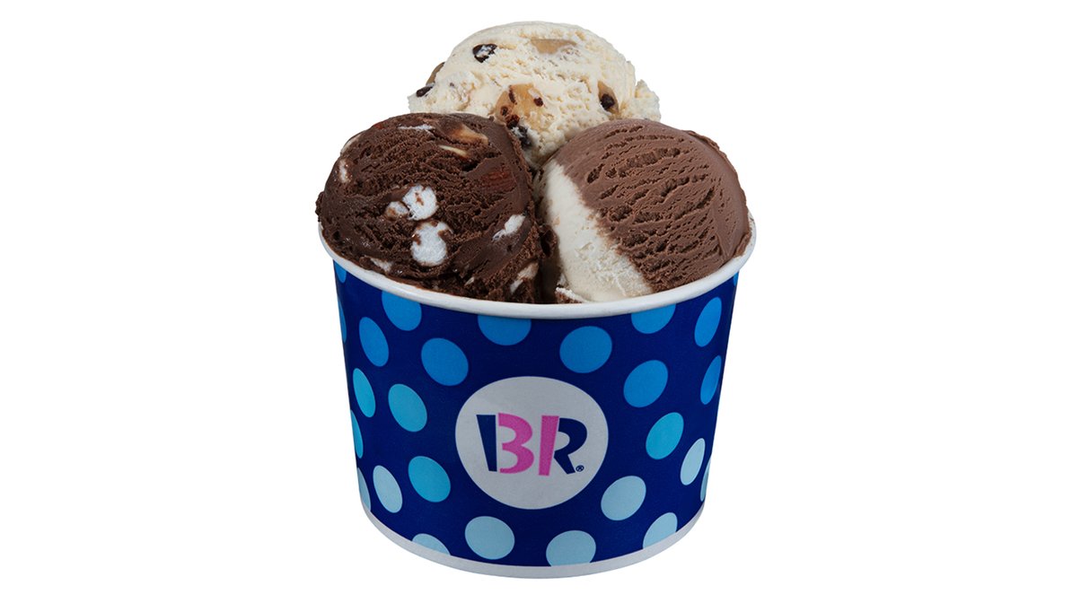 Order Triple Scoop Ice Cream food online from Baskin Robbins store, Anaheim on bringmethat.com