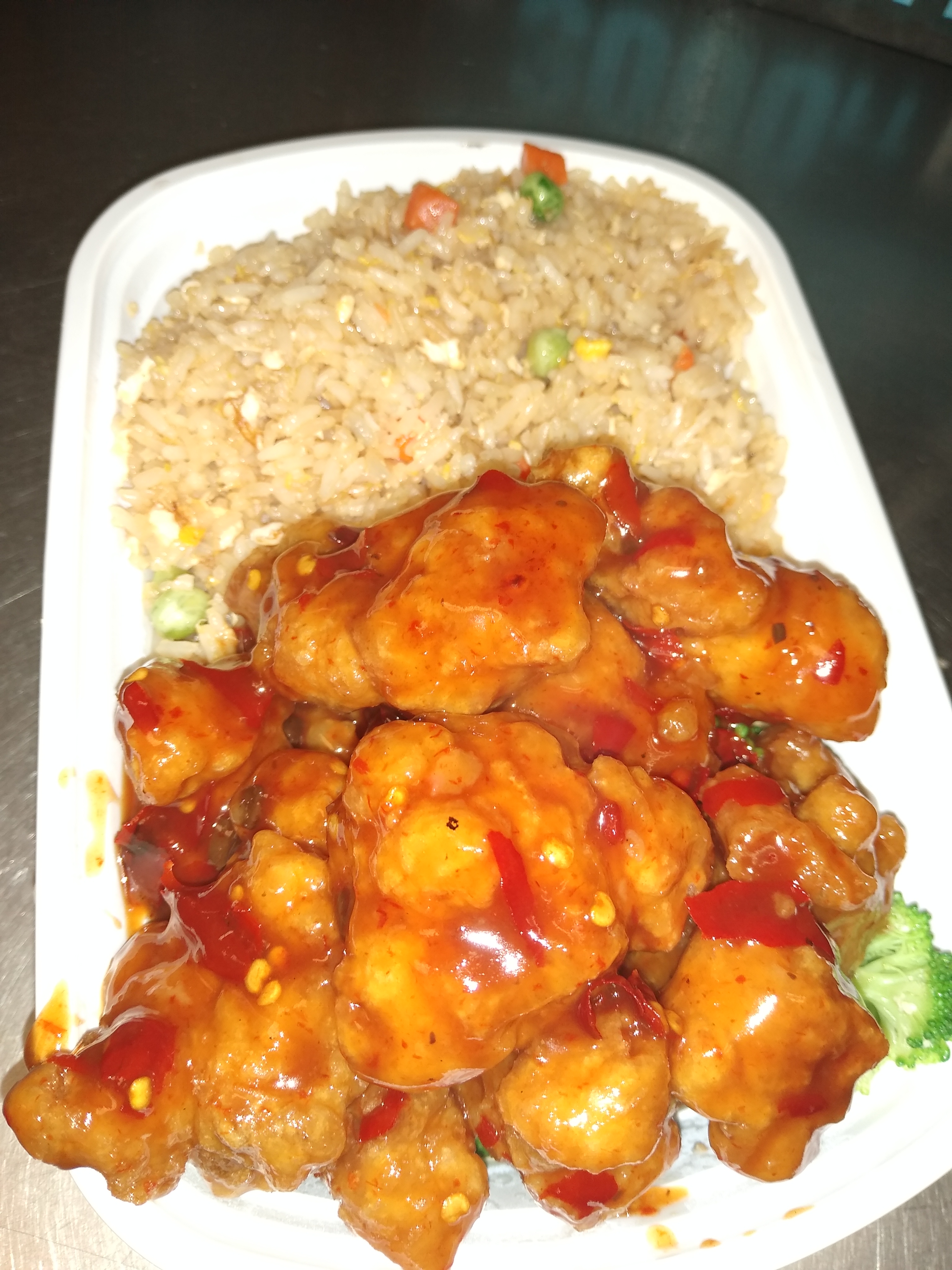 Order General Tso's Chicken Combo food online from Asian Flavor store, Mount Pleasant on bringmethat.com