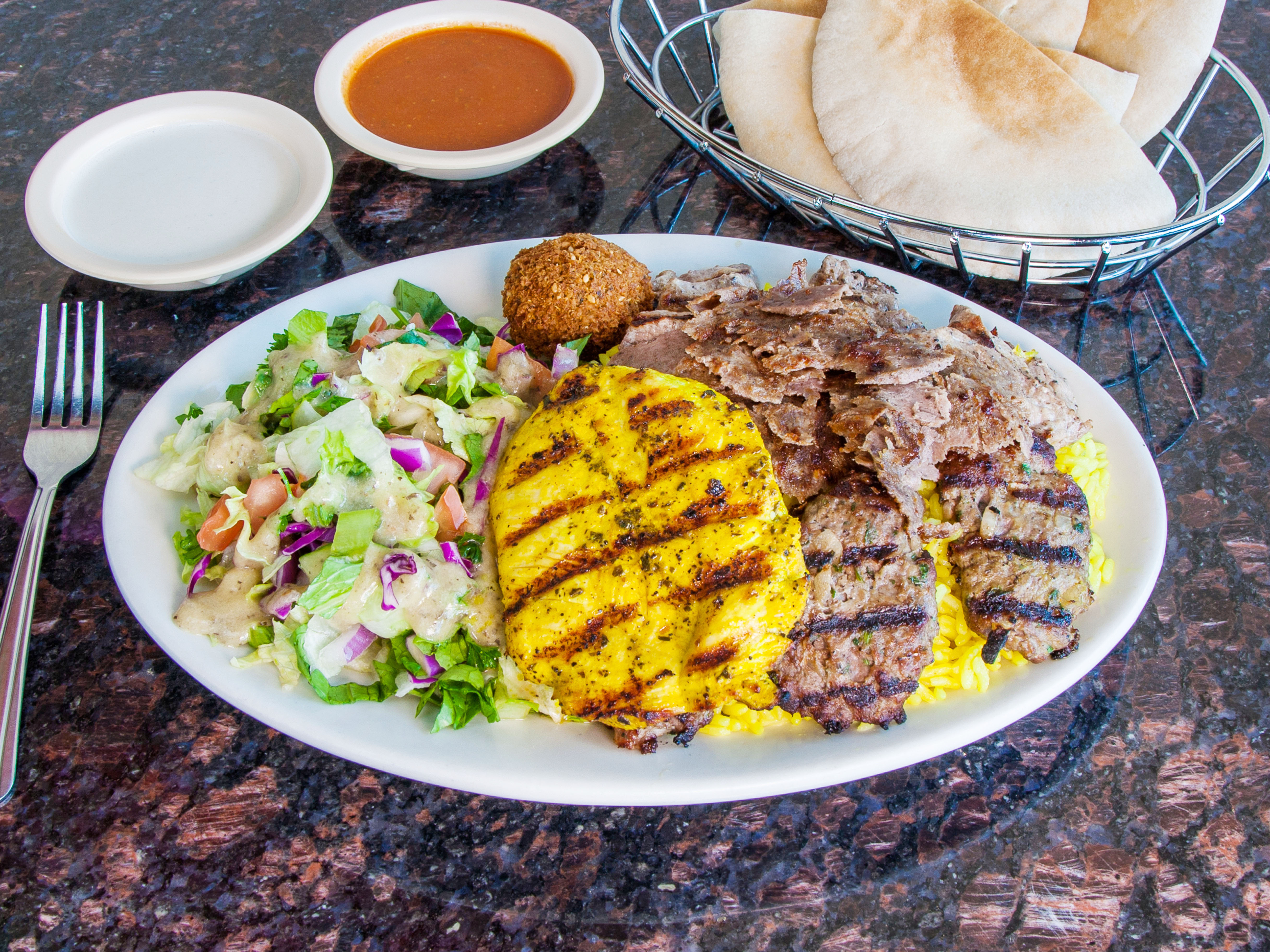 Order Combination Feast food online from Pita Inn store, Naperville on bringmethat.com