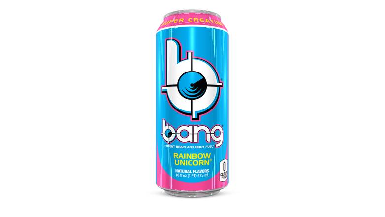 Order Banng Rainbow Unicorn Energy Drink food online from Shell Rock Spring store, Bel Air on bringmethat.com
