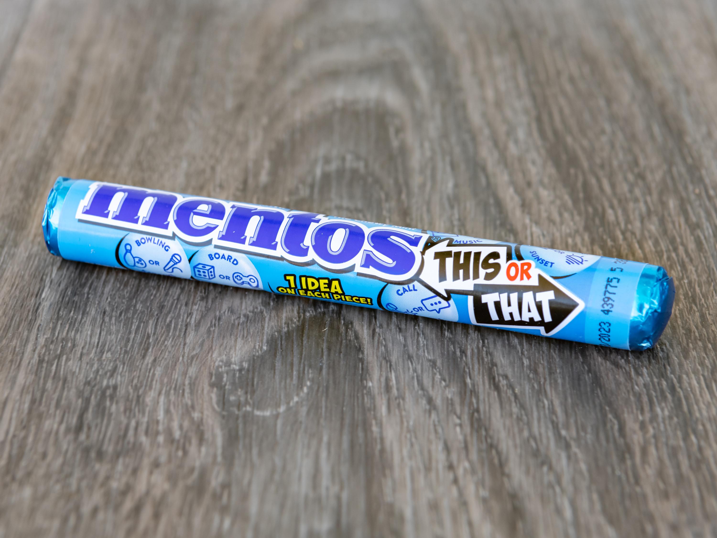 Order Mentos Mint food online from Chevron store, Castro Valley on bringmethat.com
