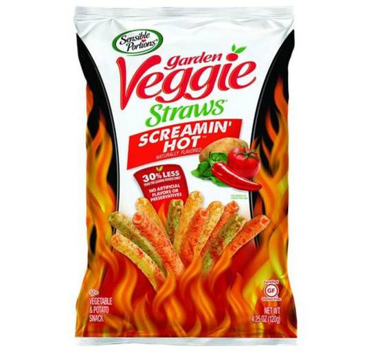Order Garden Veggie Straws - Screamin' Hot food online from IV Deli Mart store, Goleta on bringmethat.com