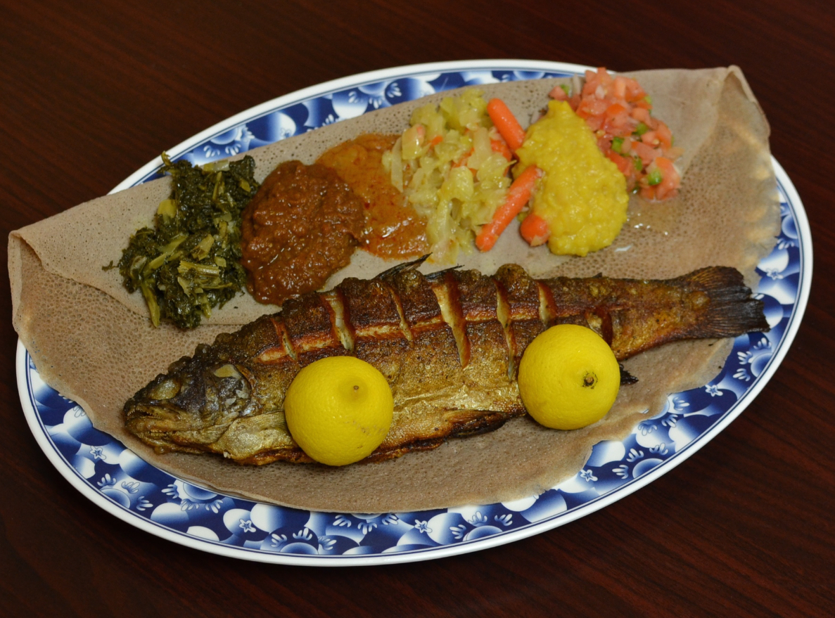 Order 31. Fish food online from Buna ethiopian restaurant store, Los Angeles on bringmethat.com