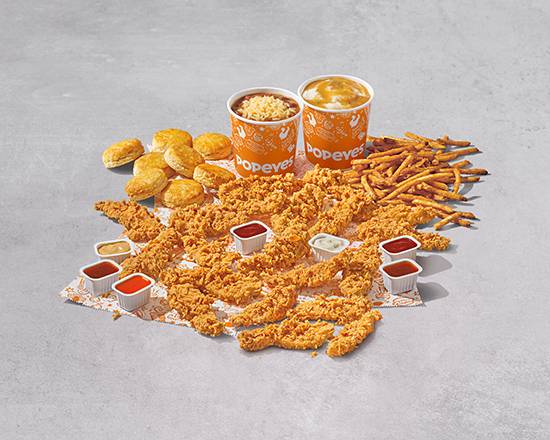 Order 20Pc Handcrafted Tenders Family Meal food online from Popeyes store, Sacramento on bringmethat.com