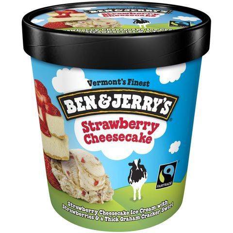 Order Ben & Jerry's Strawberry Cheesecake Pint food online from 7-Eleven store, Staten Island on bringmethat.com