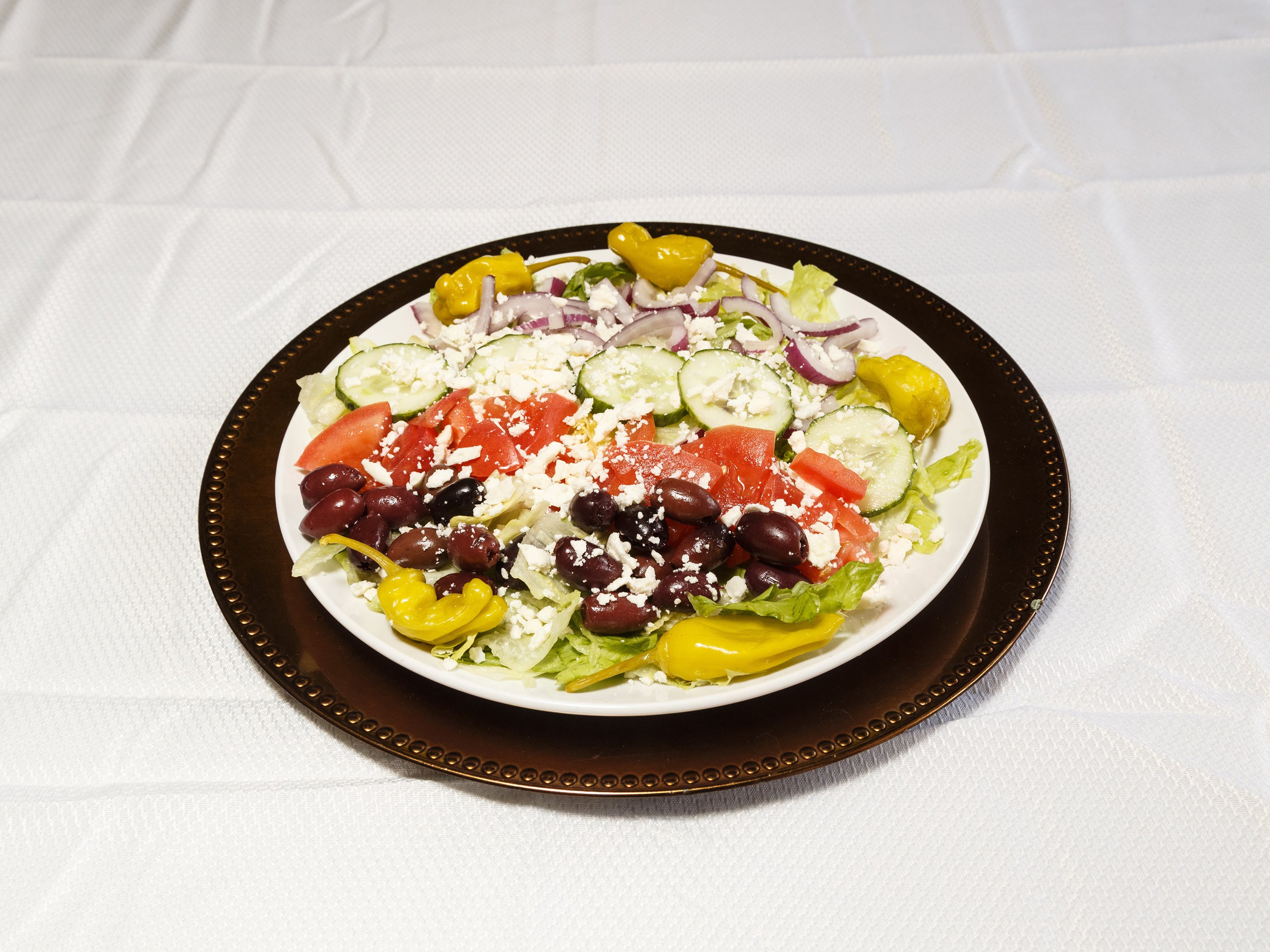 Order Greek Salad - Small food online from Pizza Pronto store, Pittsburgh on bringmethat.com