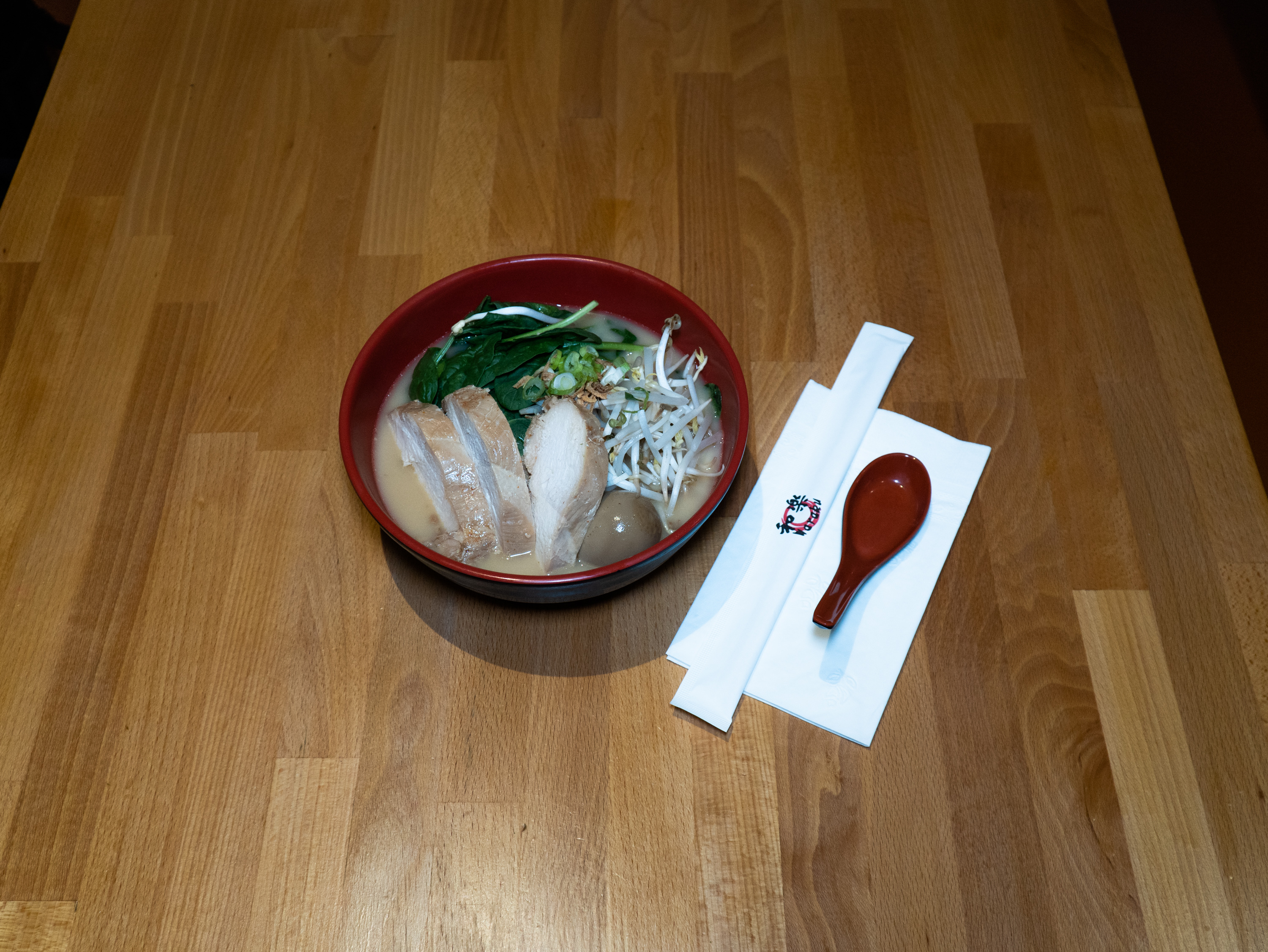 Order Braised Chicken Ramen food online from Waraku Japanese Restaurant store, Fairfax on bringmethat.com