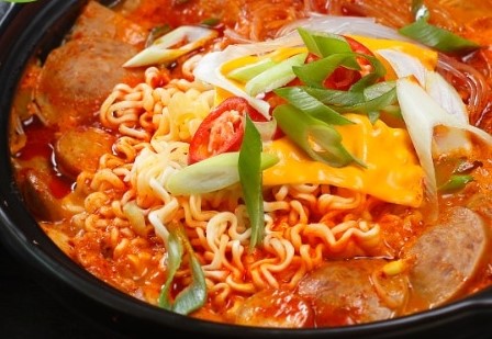 Order Army Stew (Budae Jigae) for 2 person food online from Psuuing store, State College on bringmethat.com