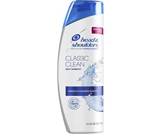 Order Hea d & Shoulders Classic Clean Daily Shampoo 13.5 Fl oz  food online from Starway Liquor store, Bell Gardens on bringmethat.com