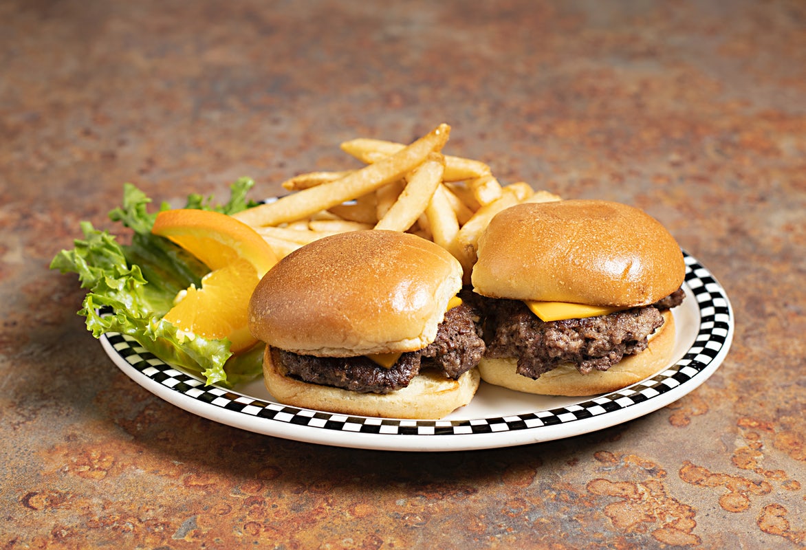 Order Cubs Biscuit Bear’s Burger Sliders** food online from Black Bear Diner store, Tulsa on bringmethat.com