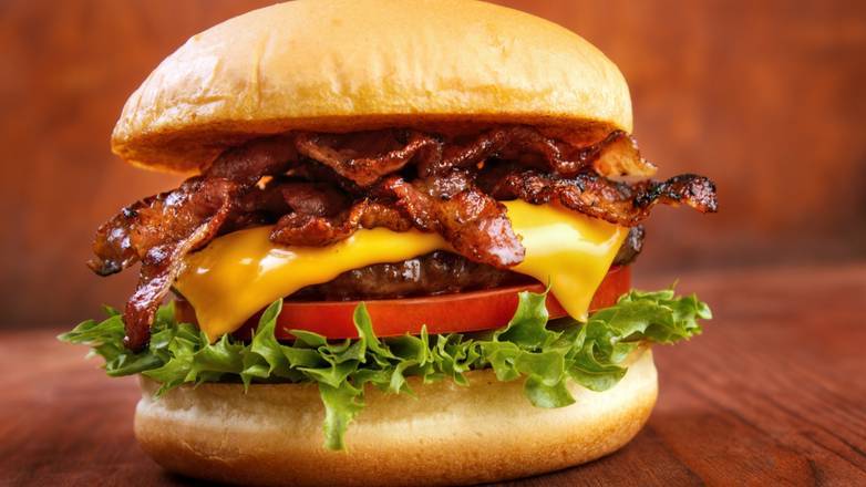 Order Bacon Burger food online from Barn'S Burgers &Amp; Melts store, Houston on bringmethat.com