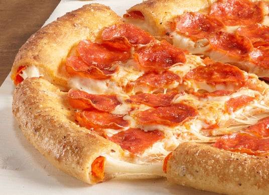 Order Epic Pepperoni-Stuffed Crust Pepperoni Pizza food online from Papa Johns store, Dover on bringmethat.com
