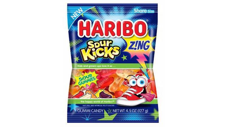 Order Haribo Sour Kicks Gummi Candy food online from Aldan Sunoco store, Aldan on bringmethat.com
