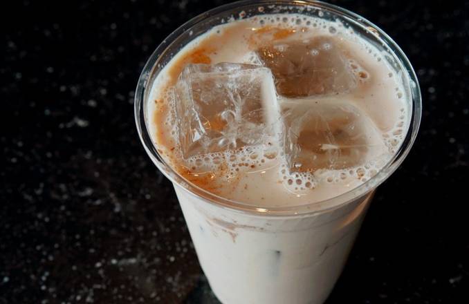 Order Chai Latte (16oz Iced) food online from Elegy Coffee store, Nashville on bringmethat.com