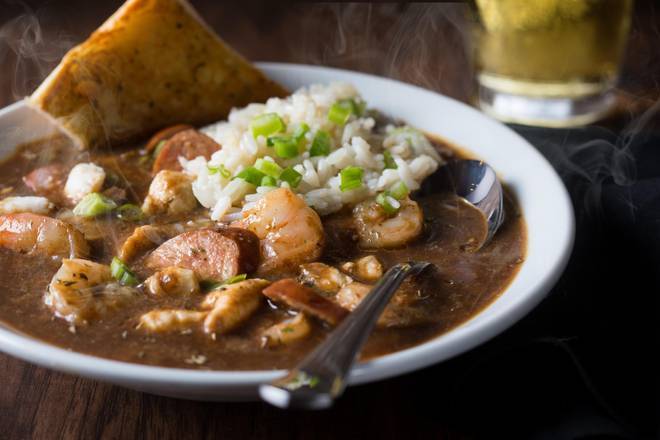 Order Seafood Gumbo with Sausage food online from The Rouxpour- Sugar Land store, Sugar Land on bringmethat.com