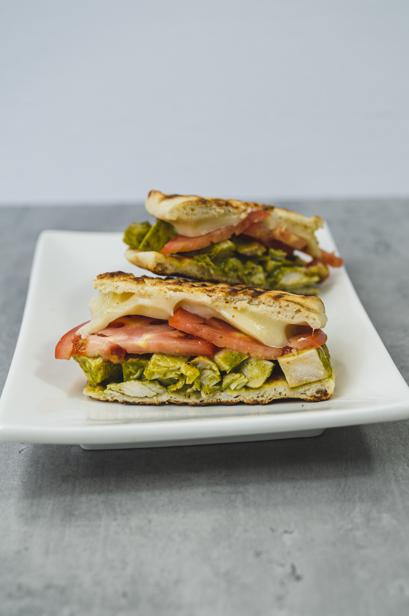 Order Chicken Caprese Panini food online from GreenStreets Salads store, Brooklyn on bringmethat.com