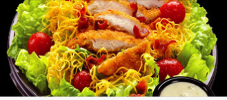 Order Crispy Chicken Salad food online from Pink Cadillac Diner store, Wildwood on bringmethat.com