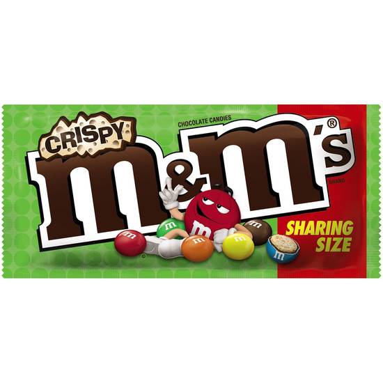 Order M&M'S Crispy Chocolate Candy Sharing Size food online from Exxon Food Mart store, Port Huron on bringmethat.com