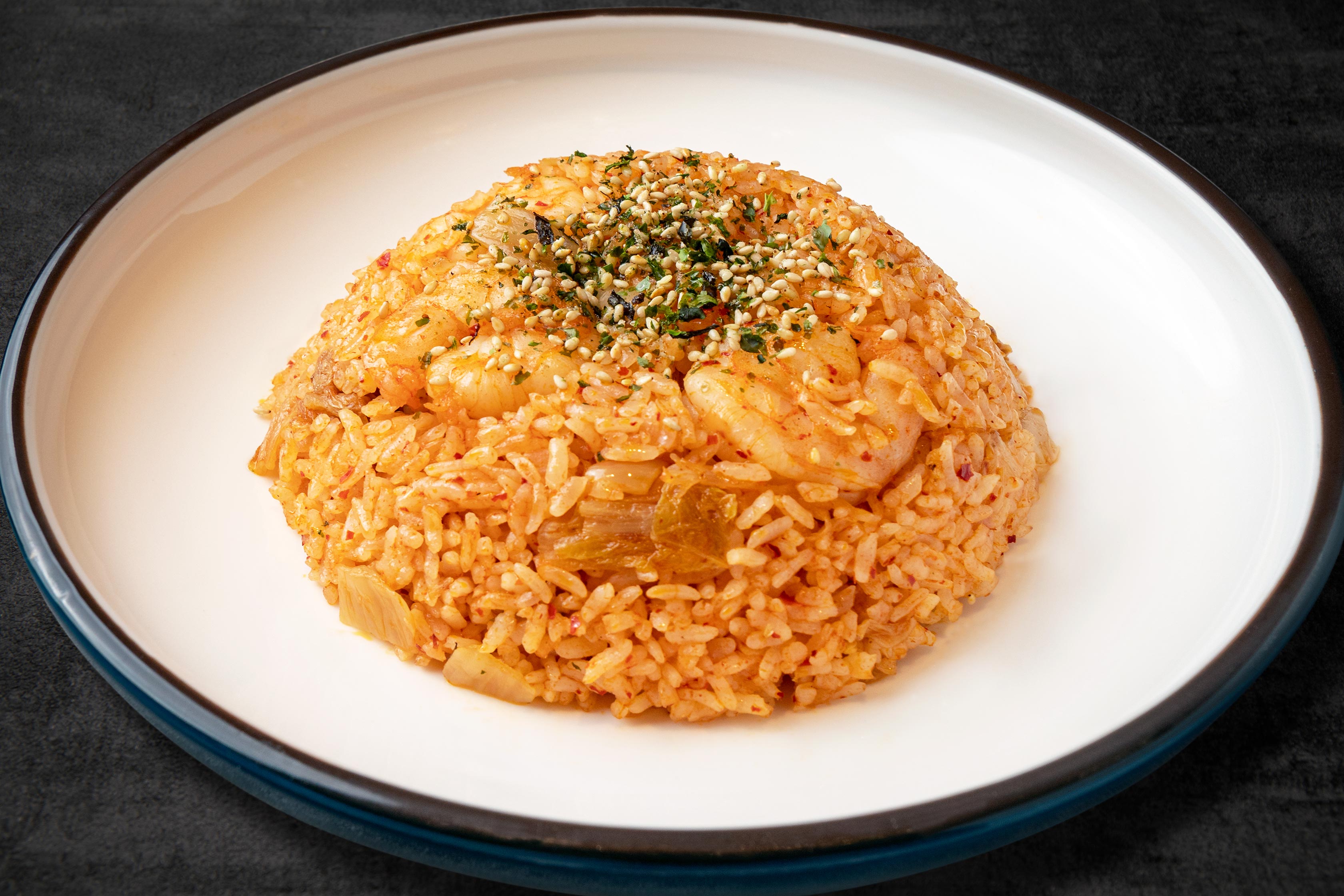Order Kimchee Fried Rice with Pork food online from Noodle Stars store, Monrovia on bringmethat.com