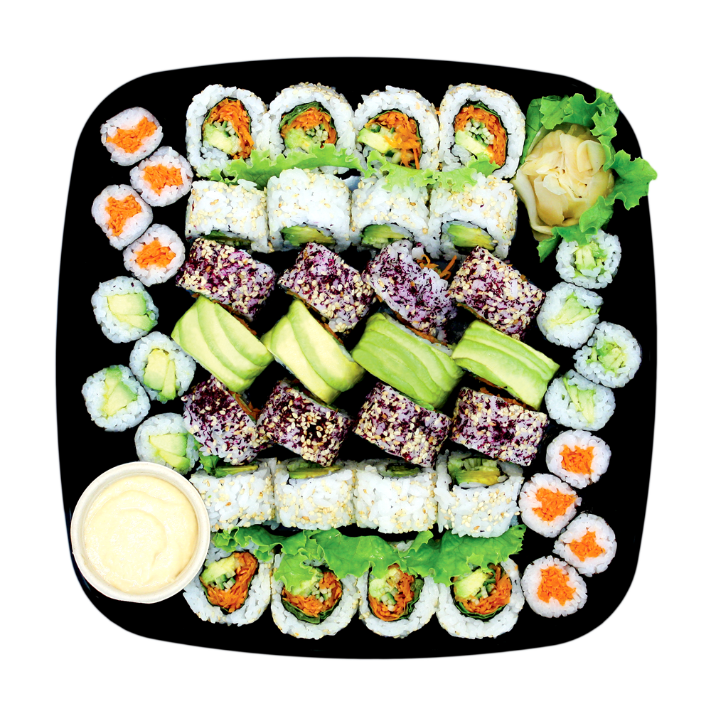 Order Very Veggie with White Rice food online from Genji Sushi store, Upper Arlington on bringmethat.com
