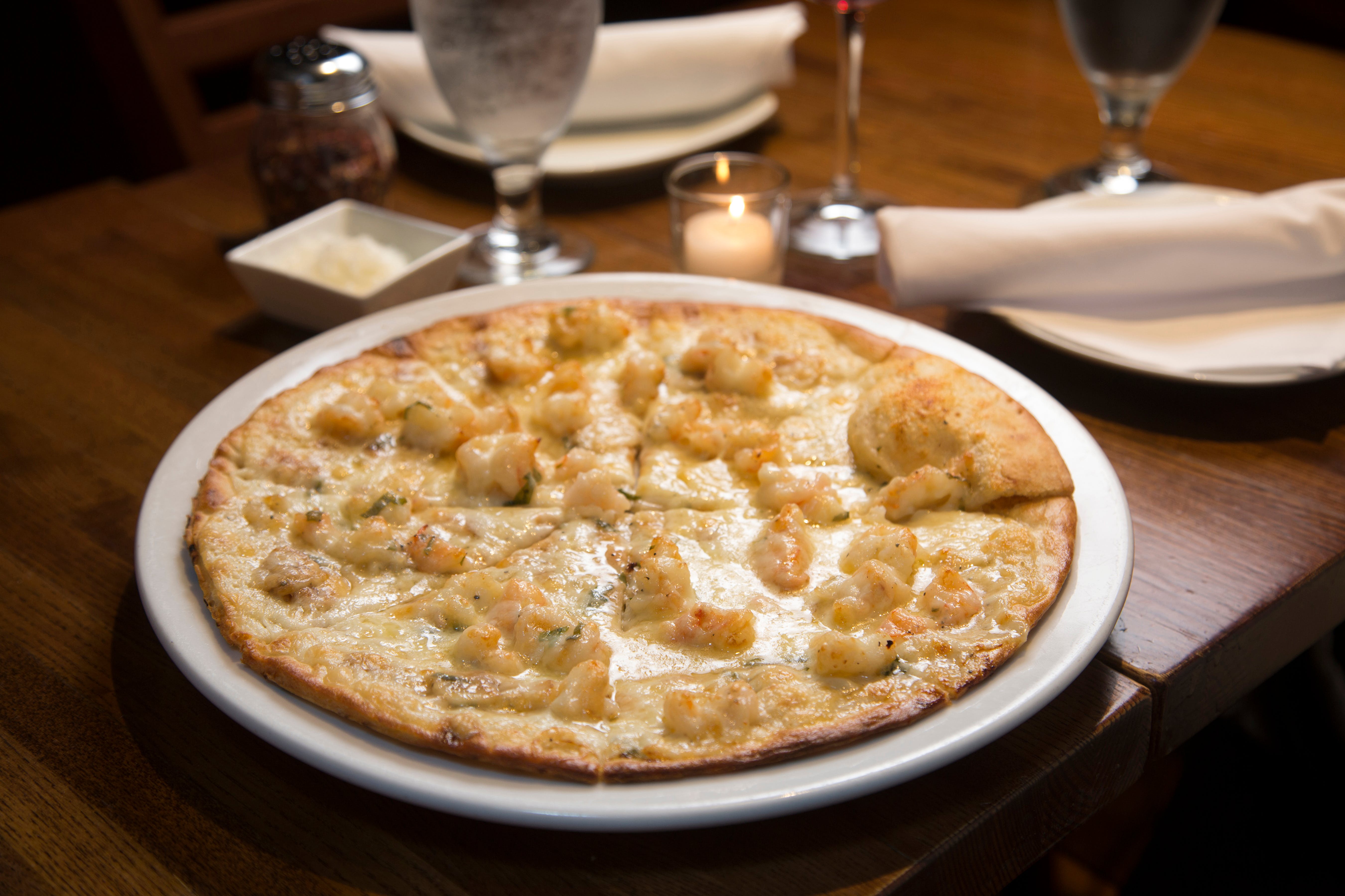 Order Scampi Pizza - Pizza food online from Artu store, Boston on bringmethat.com
