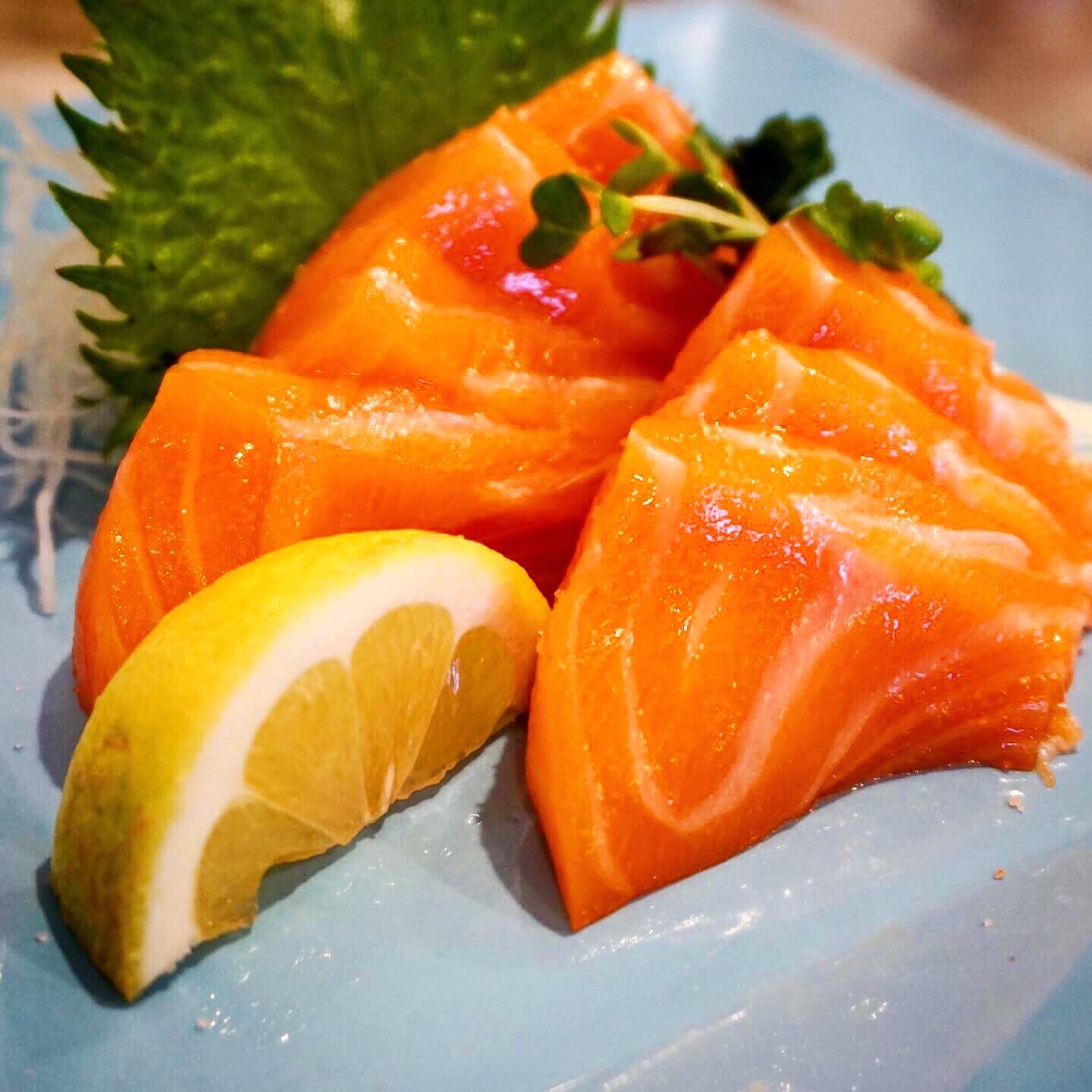 Order Salmon Sashimi food online from Moto Azabu Sushi Bar & Grill store, Marina Del Rey on bringmethat.com