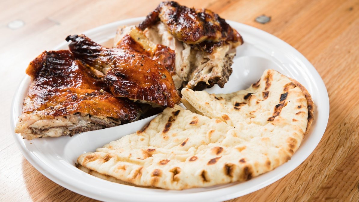 Order Charcoal Broiled 1/2 White Meat Chicken food online from The chicken shack store, Astoria on bringmethat.com