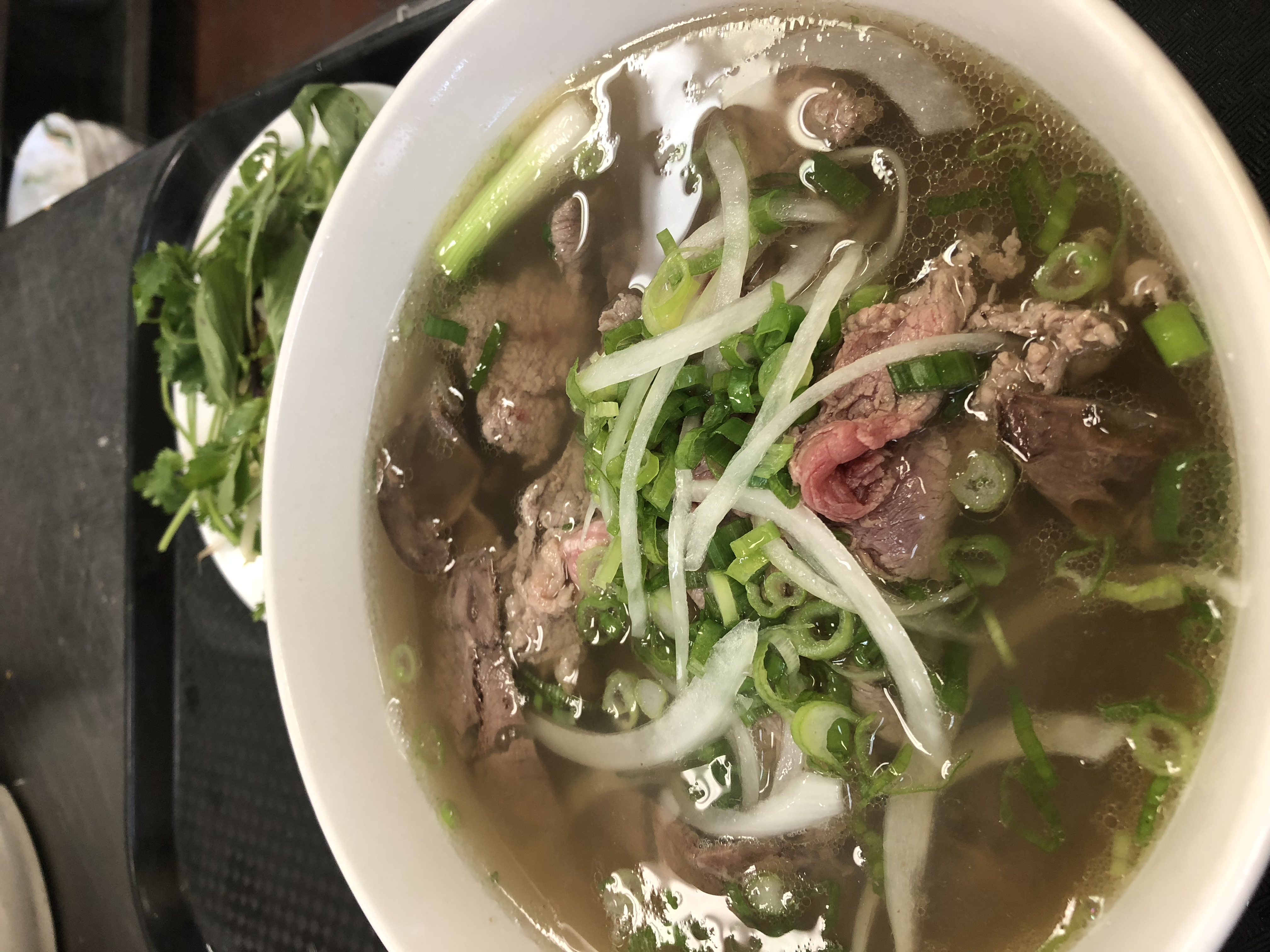 Order 18. Rare Beef & Well-done Beef (Phở Tái, Nạm) food online from Saigon House store, San Leandro on bringmethat.com