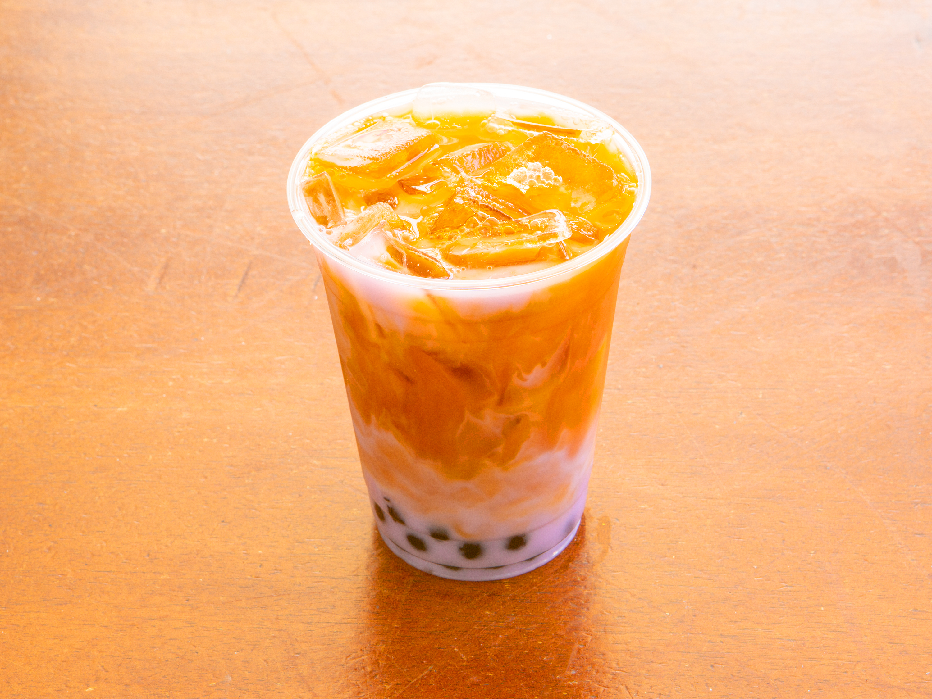Order 13. Thai-Taro Milk Tea food online from Laughing Tiger Tea House store, Santa Barbara on bringmethat.com